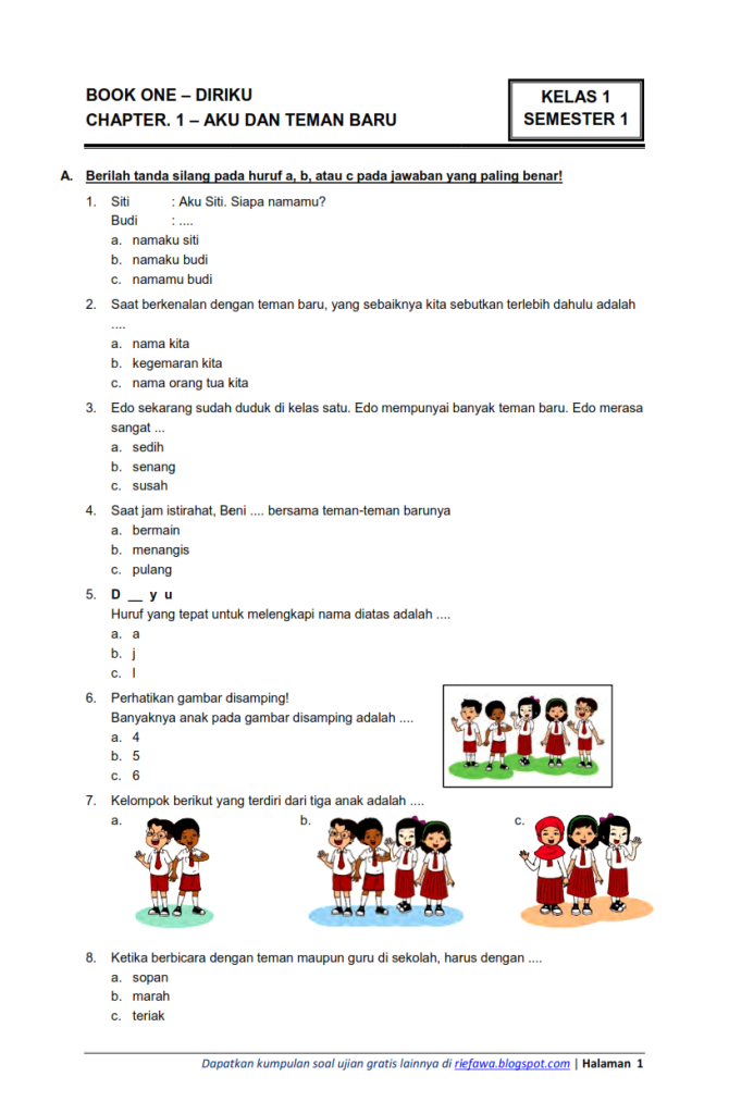 3 Fakta Mengejutkan Soal Pas Tema 4 Kelas 2 Semester 1 yang Wajib Orang Tua Tahu