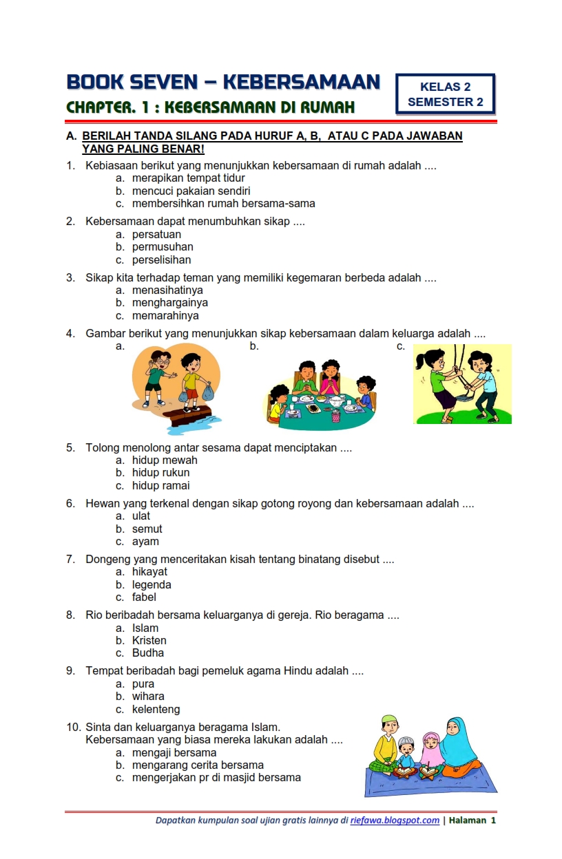 Asyiknya Belajar Angka dan Kata Latihan Soal Kelas 1 Tema 1 Subtema 4 Asyiknya Belajar Angka dan Kata Latihan Soal Kelas 1 Tema 1 Subtema 4