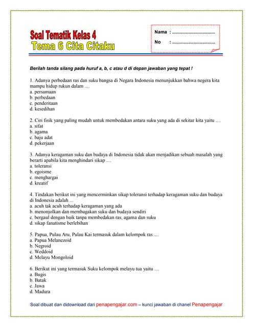 5 Cara Donlod Soal Tema 6 Kelas 4 Subtema 3, Ternyata Ada yang Jarang Diketahui