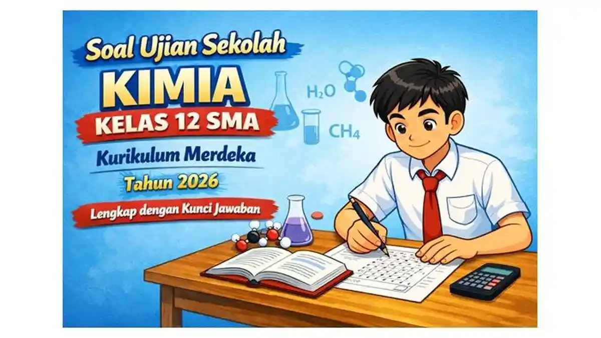Soal Ujian Sekolah Kimia Kelas 12 SMA Kurikulum Merdeka Tahun 2026 Soal Ujian Sekolah Kimia Kelas 12 SMA Kurikulum Merdeka Tahun 2026