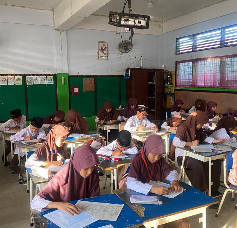 Pelaksanaan Ujian Semester Ganjil MIN 3 Kota Lhokseumawe Tahun