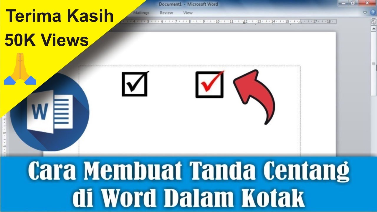 7 Cara Mencentang Kotak di Word yang Jarang Diketahui, Ternyata Semudah Ini