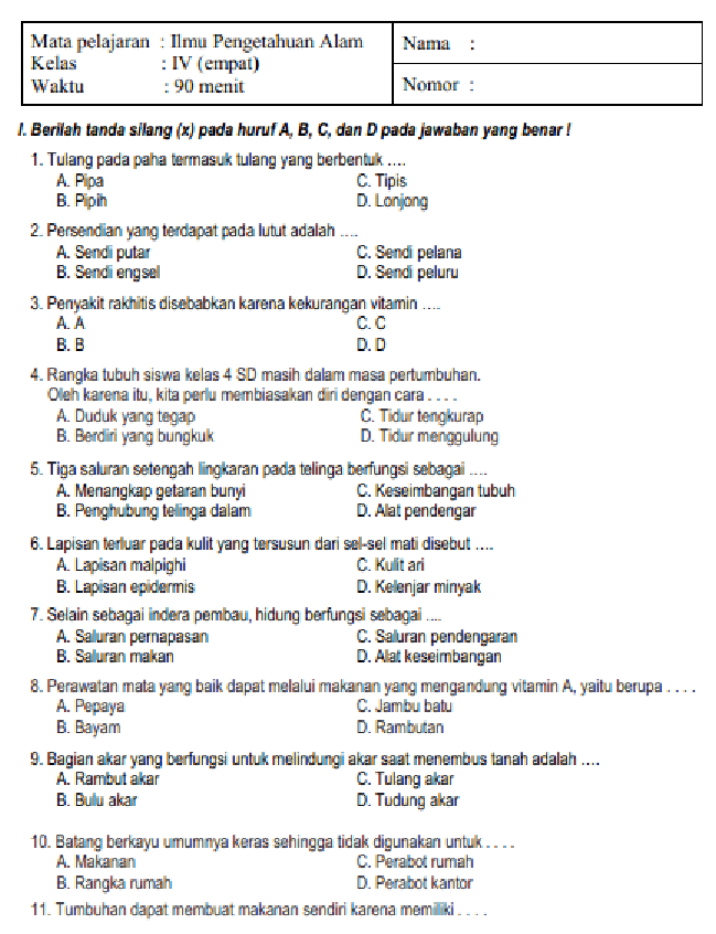 7 Fakta Tersembunyi di Soal IPA Kelas 4 Semester 1 yang Wajib Diketahui Sebelum Ulangan