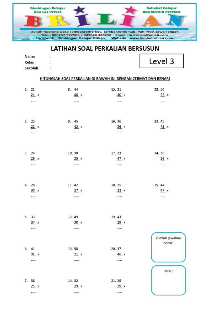 Akhirnya Terungkap 7 Soal Dowkelas Soal Kelas 3 Matematika yang Sering Bikin Bingung