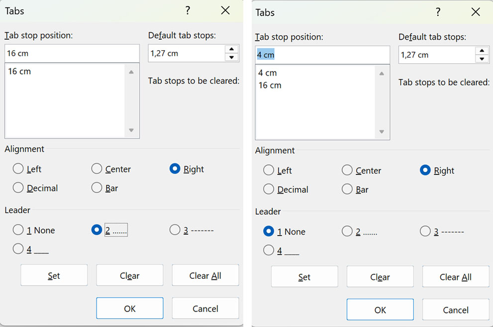 Cara Membuat Titik-titik Secara Otomatis di Ms Word