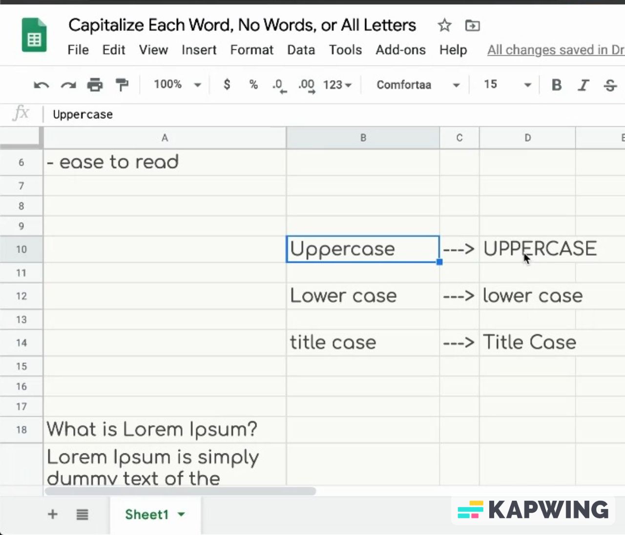 How To Make Everything In Excel Capitalized How To Make Everything In Excel Capitalized