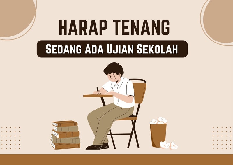 Gratis desain contoh harap tenang - Canva Gratis desain contoh harap tenang - Canva