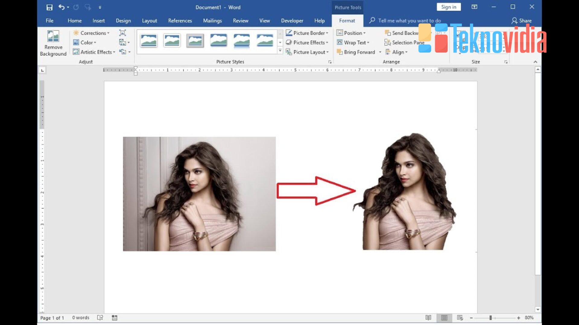 3 Cara Menghilangkan Background Di Word Mudah Dan Cepat - Teknovidia 3 Cara Menghilangkan Background Di Word Mudah Dan Cepat - Teknovidia