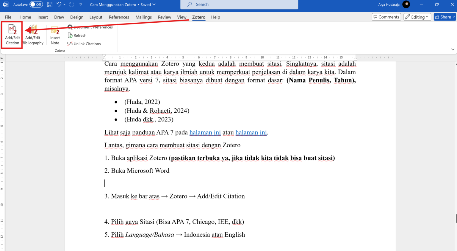 5 Cara Menyambungkan Zotero ke Word Agar Daftar Pustaka Rapi Sebelum Terlambat