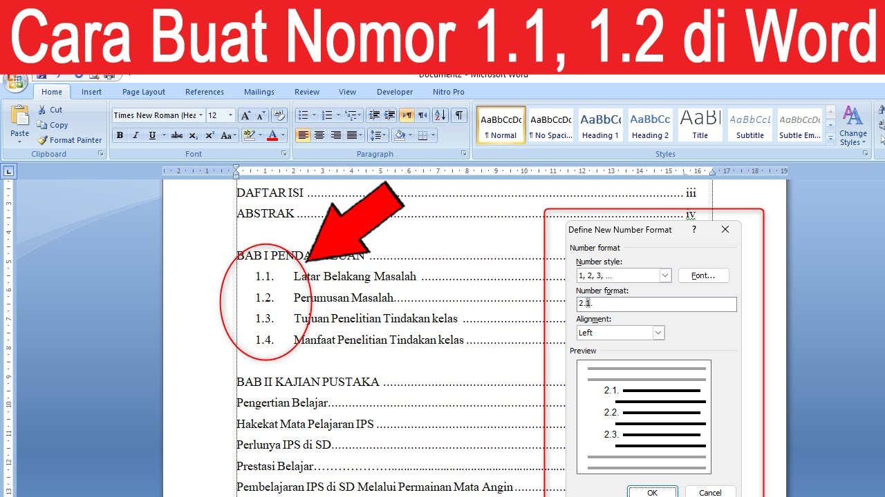 Membuat Nomor Urut Pada Artikel Menggunakan Menu Numbering Belajar Membuat Nomor Urut Pada Artikel Menggunakan Menu Numbering Belajar