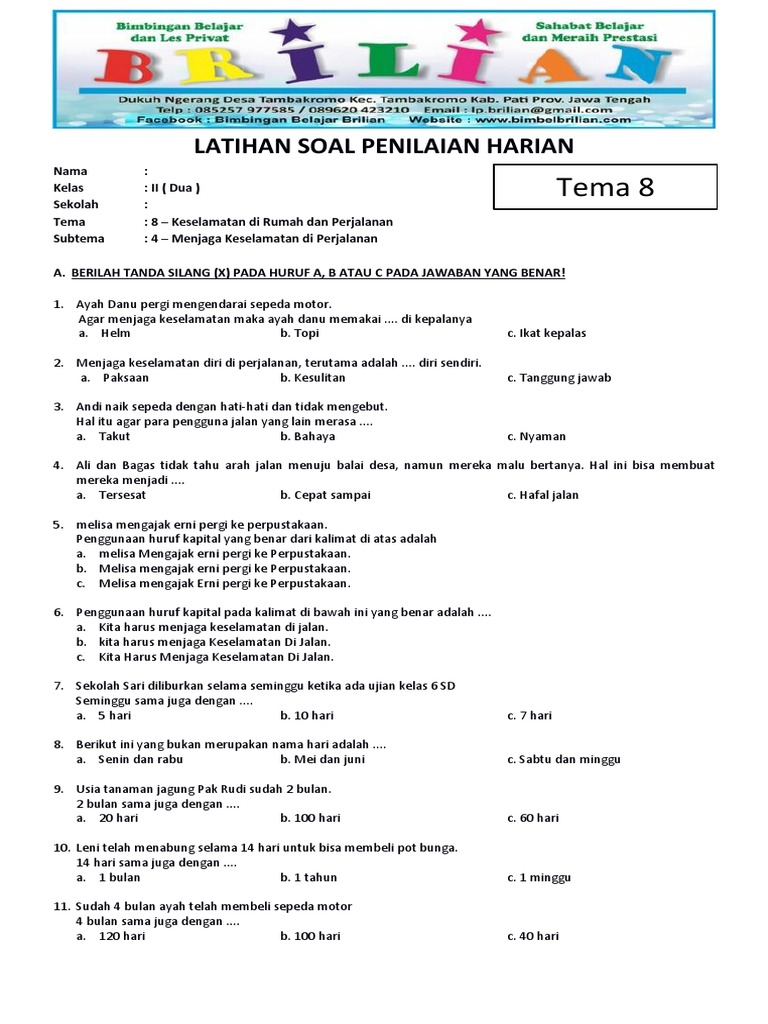 7 Tempat Download Soal Tema 8 Kelas 2 PDF Terbaru 2026 yang Wajib Dicoba Orang Tua