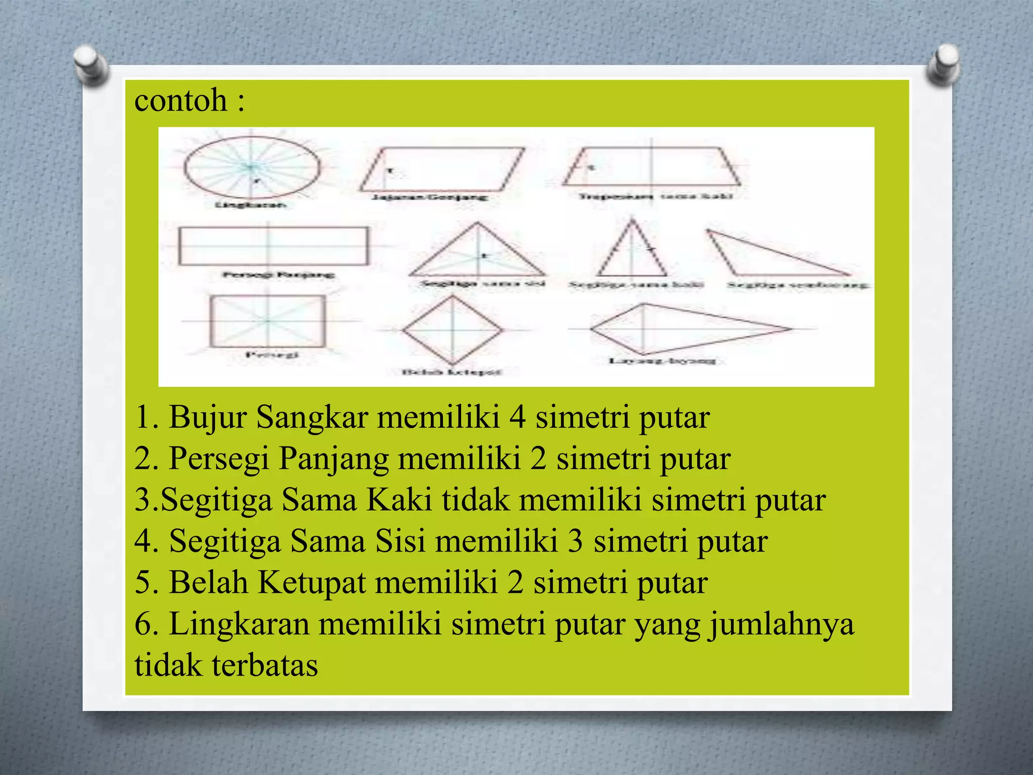 Ppt singkat simetri lipat dan simetri putar PPTX