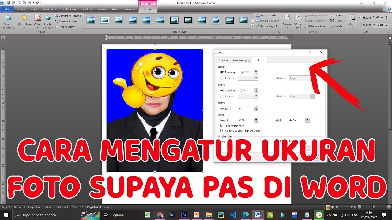 Menguasai Microsoft Word Shortcut Efektif Memperkecil Ukuran Shape