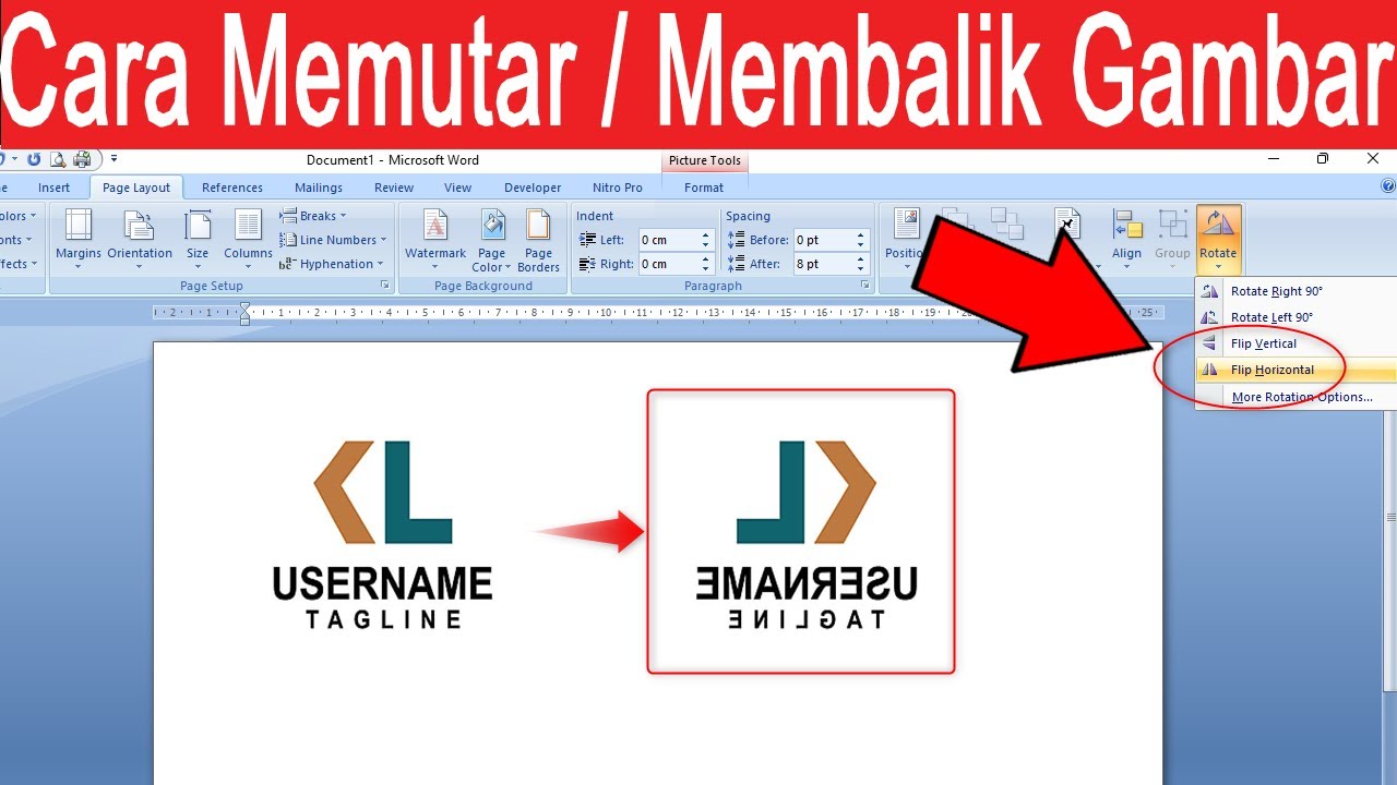 Cara Membalik Foto di Word Ternyata Semudah Ini, 3 Langkah Praktis yang Wajib Kamu Coba Tanpa Ribet
