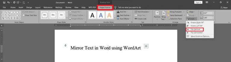 Cara Membalik atau Mencerminkan Teks di Word Menggunakan 4 Metode UPDF