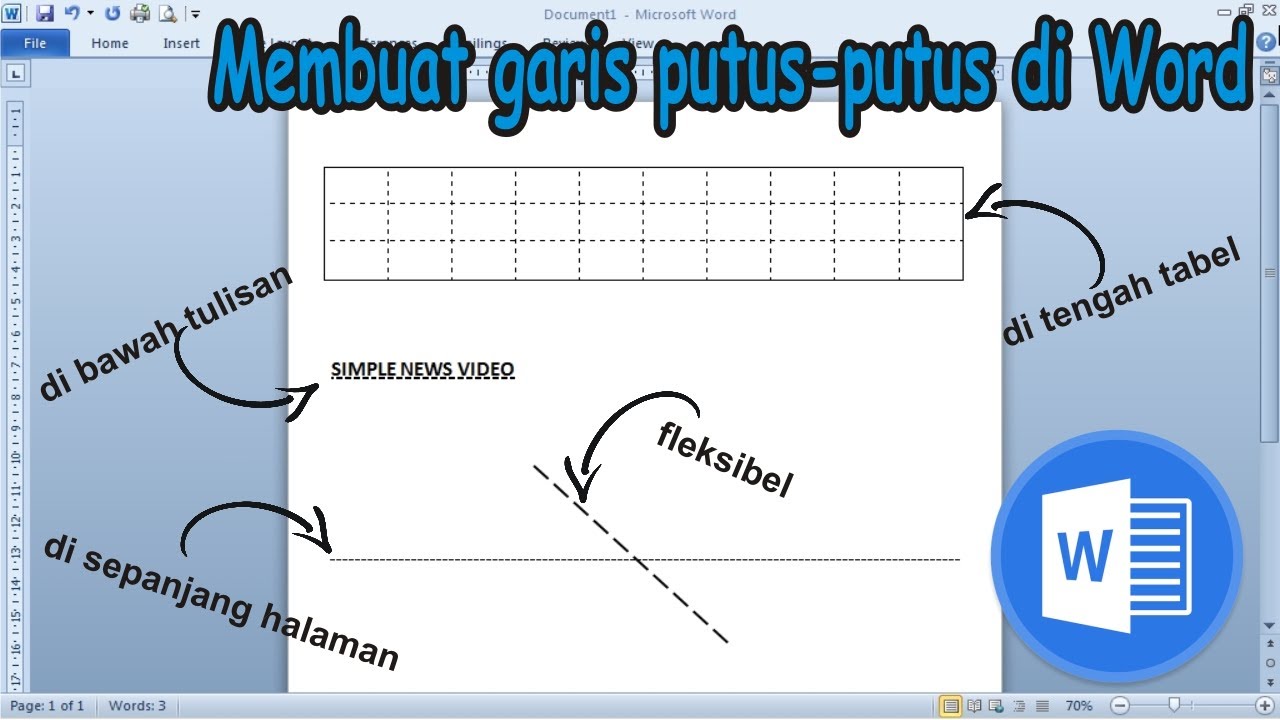 Cara Membuat Kotak Putus Putus di Word dengan Cepat dan Rapi, Wajib Tahu Trik Ini Sebelum Terlambat