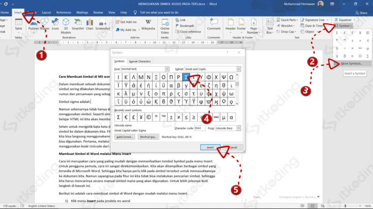 Cara Membuat Sigma di Word Ternyata Semudah Ini, 3 Langkah Cepat untuk Rumus Broca