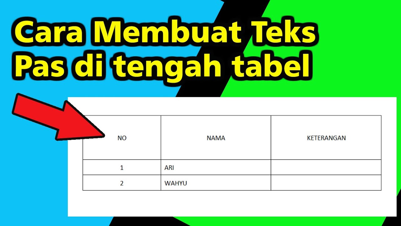 Cara Menengahkan Tulisan di Tabel Word: 3 Trik Cepat yang Jarang Diketahui agar Dokumenmu Rapi dan Profesional