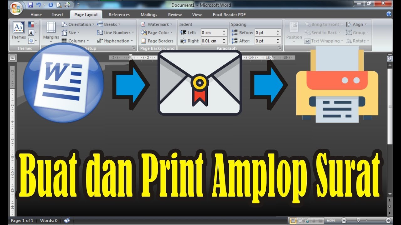 Cara Print Amplop Di Printer at Christopher Adkins blog