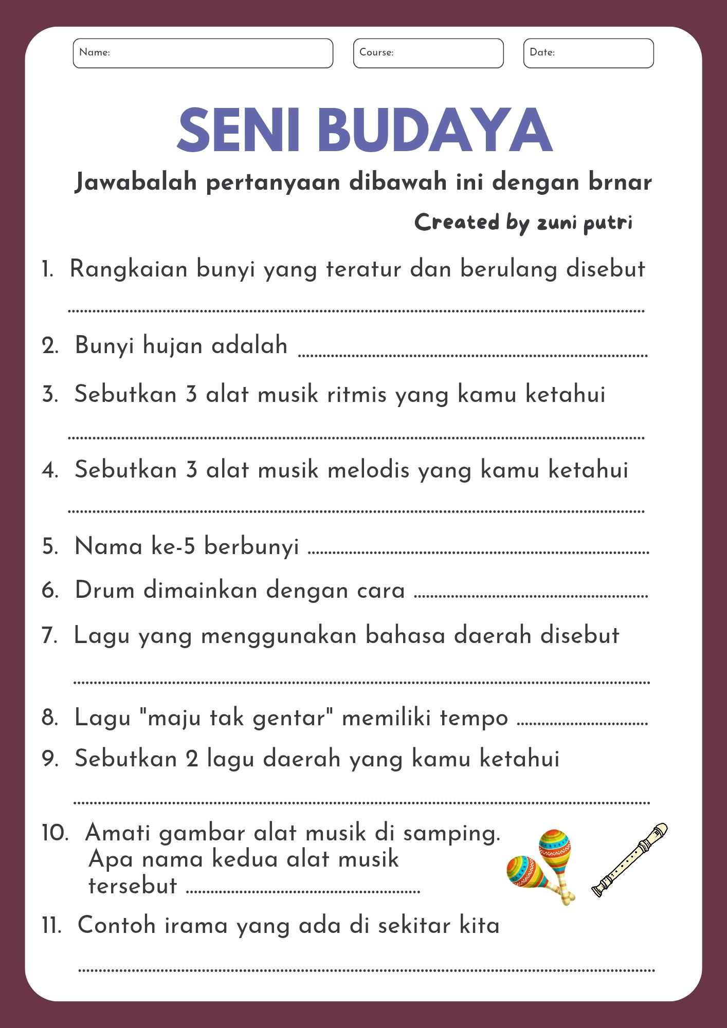 Ini Dia Soal Seni Budaya Kelas 1 SD Semester 2 yang Sering Muncul di Ujian Sumatif 2026, Wajib Tahu