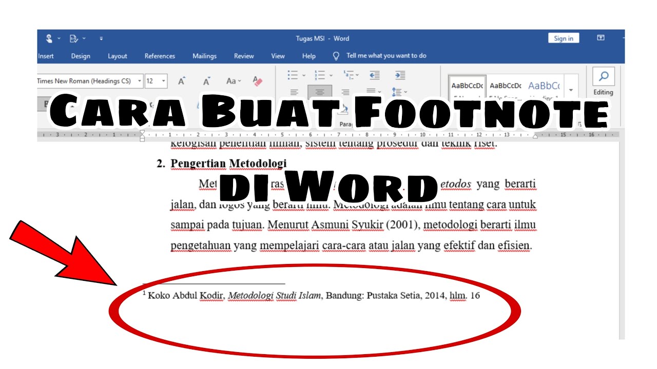 Ternyata Semudah Ini Cara Membuat Footnote di Word HP untuk Sitasi Skripsi yang Rapi dan Profesional