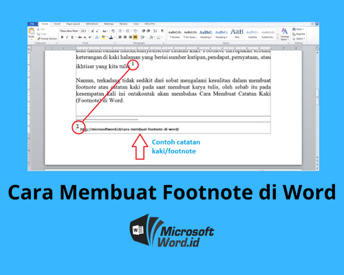 Panduan Lengkap Cara Membuat Footnote yang Profesional di Microsoft
