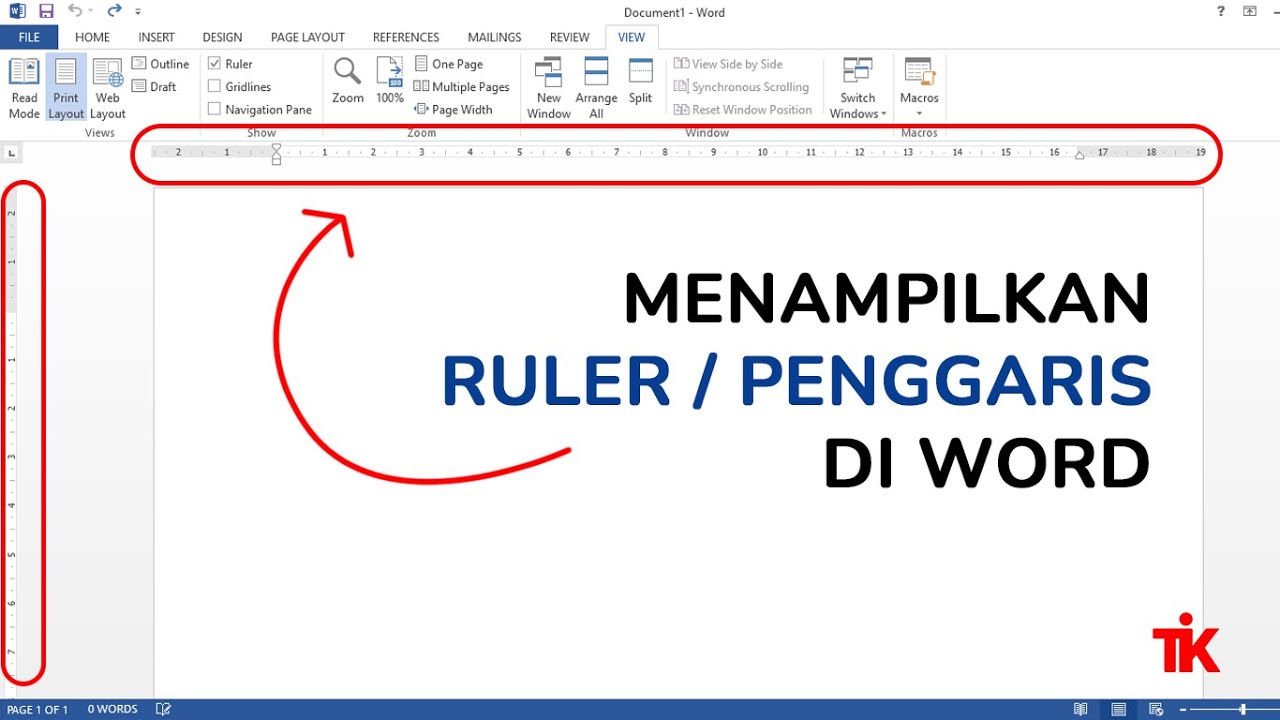 Mudah Cara Memunculkan Ruler di Word - LKomBis Mudah Cara Memunculkan Ruler di Word - LKomBis