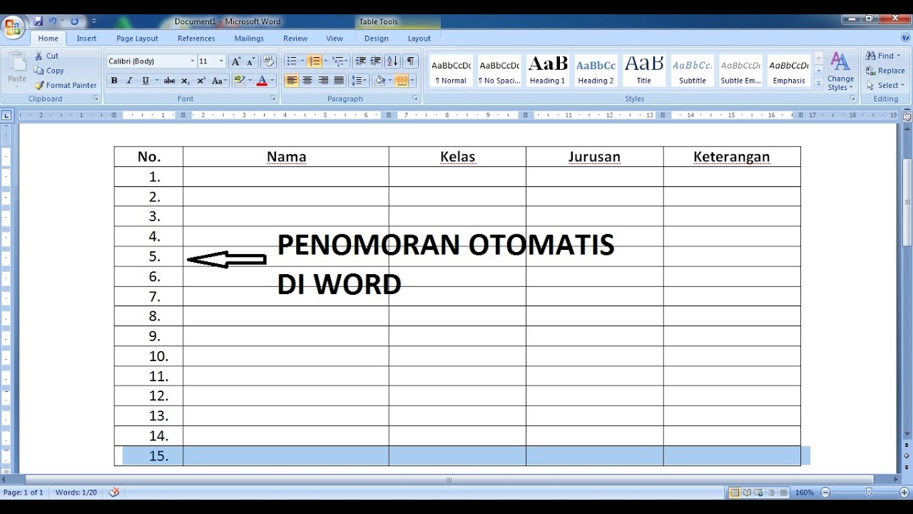 Ternyata Semudah Ini Cara Mengaktifkan Penomoran Otomatis di Word 2010, Cuma 3 Langkah