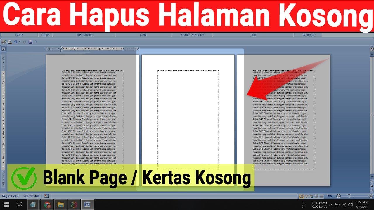 Hapus Halaman Word Cara Menghapus Halaman Kosong Word MJZAU