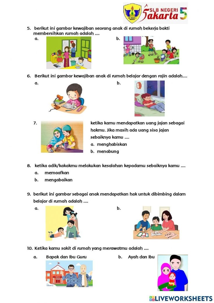 Lkpd Mengenal Anggota Tubuh Live Worksheets - Free Word Template