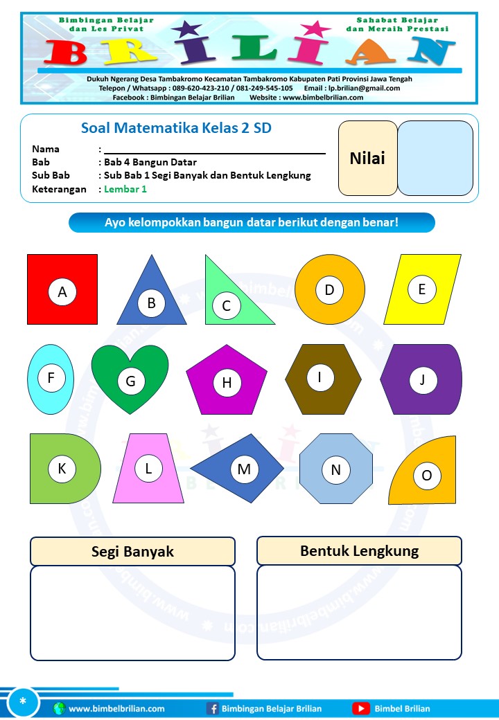 7 Contoh Soal Matematika Bangun Datar Kelas 2 yang Terbukti Membantu Anak Sukses di 2026