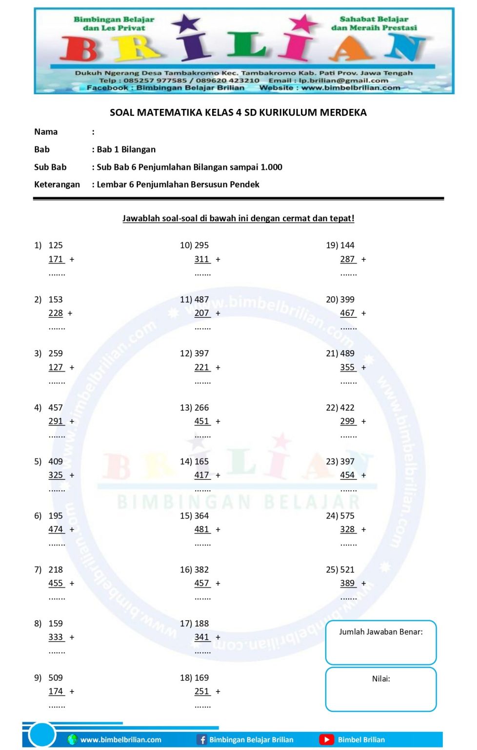 Rahasia Lulus Ujian dengan Contoh Soal Matematika Kur 13 Kelas IV Semester 2 Ini